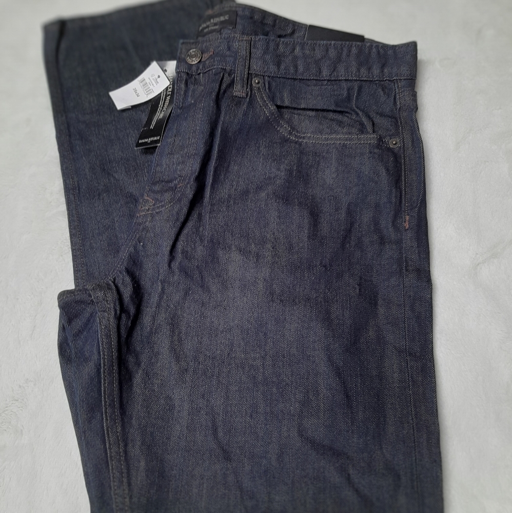 Men's Banana Republic Slim Straight Jeans New Size 35X34